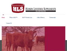 Tablet Screenshot of hudsonlivestock.com